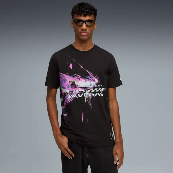 PUMA PUMA F1® Las Vegas Tee Unisex, Clothing, Black, S