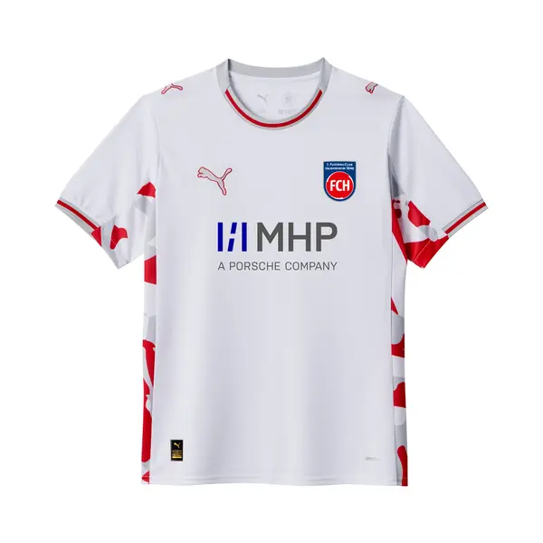 PUMA PUMA FC Heidenheim 25/26 Third Jersey Men, Sport, White/Cool Light Gray, S