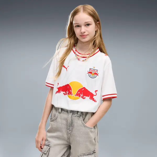 PUMA PUMA FC RB Salzburg 26/27 Home Jersey Youth, Clothing, White/Red, 15-16Y