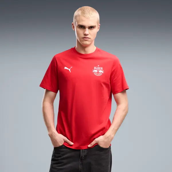 PUMA PUMA FC RB Salzburg ftblEssentials Tee Men, Men, Red/White, S