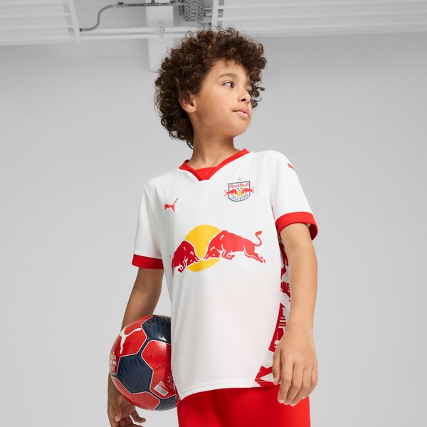 PUMA Puma FC Red Bull Salzburg 24/25 Home Jersey Youth, White, Size 15-16Y, Clothing