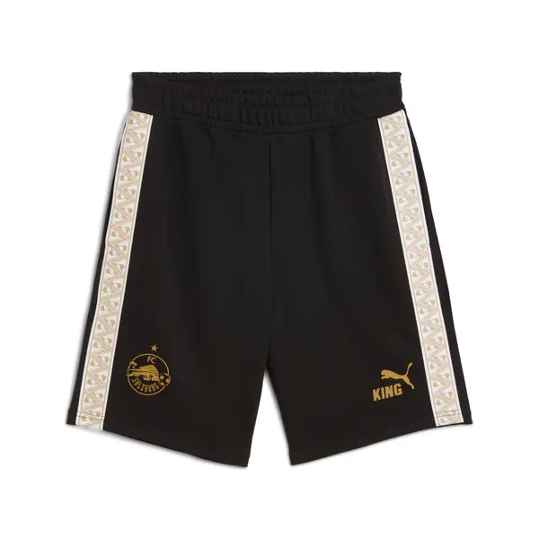 PUMA PUMA FC Red Bull Salzburg KING Sweat Shorts Men, Sport, Black/Matte Gold, S