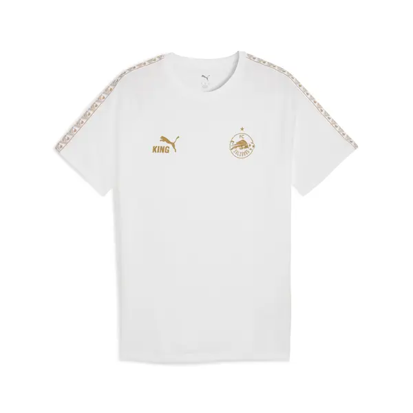 PUMA PUMA FC Red Bull Salzburg KING Tee Men, Sport, White/Matte Gold, S