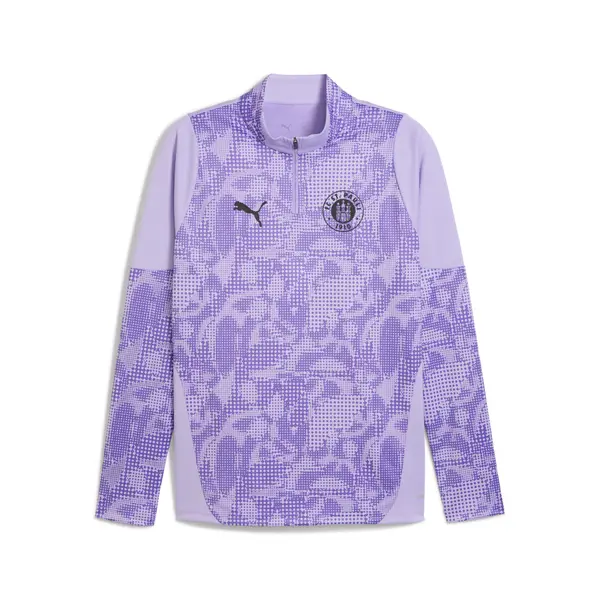 PUMA PUMA FC St. Pauli Training 1/4 Zip Top Men, Sport, Vivid Violet/Black, S