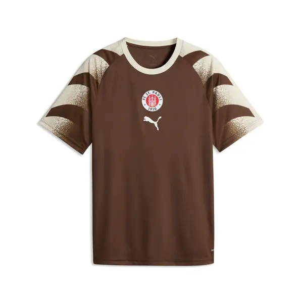 PUMA PUMA FC St. Pauli Warm-Up Jersey Men, Sport, Espresso Brown/White, S
