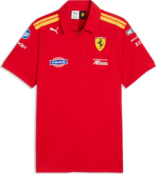 PUMA PUMA Ferrari HYPERCAR Replica Polo Unisex, Motorsport, Red, S