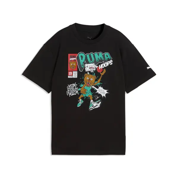 PUMA PUMA Flagrant Foul Relaxed Basketball Player Tee Youth, Shop, Black, 15-16Y