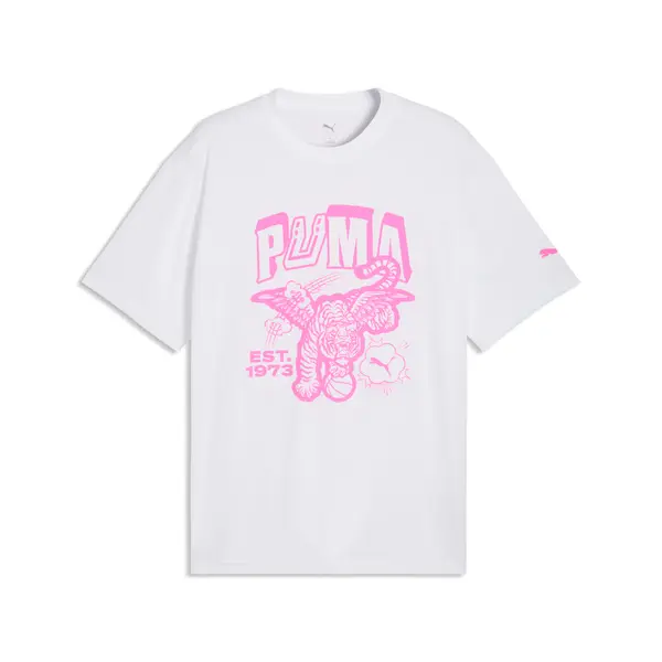 PUMA PUMA Flagrant Foul Relaxed Basketball Tee Men, Sport, White, S