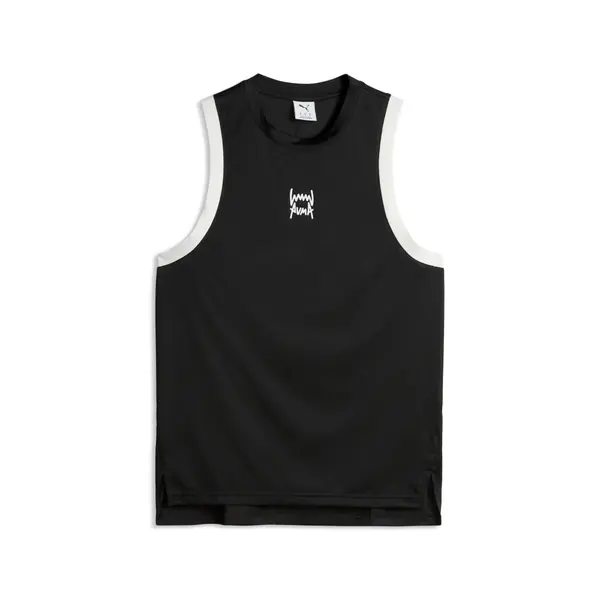 PUMA PUMA Fundamentals Mesh Tank Top, Sport, Black, S