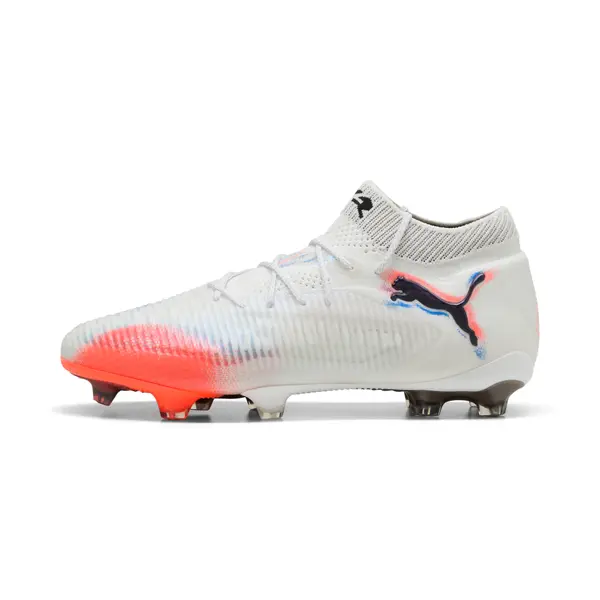 PUMA PUMA FUTURE 8 ULTIMATE FG Football Boots Unisex, Shoes, White/Black/Glowing Red, 44