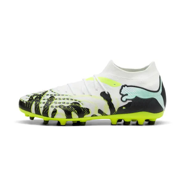 PUMA PUMA FUTURE 9 MATCH CREATIVITY MG Football Boots Unisex, Shoes, Yellow Alert/Mint Jelly/White, 44