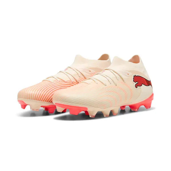 PUMA PUMA FUTURE 9 MATCH FG/AG Football Boots Women, Women, Sugared Almond/White/Ultra Red, 35.5