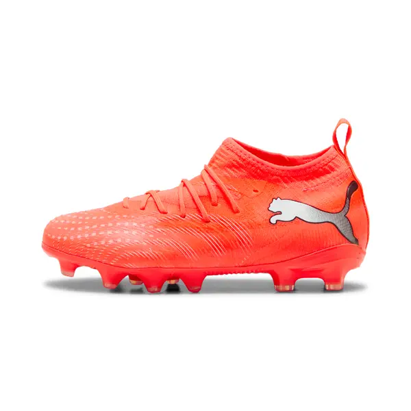 PUMA PUMA FUTURE 9 MATCH FG/AG Football Shoes Youth, Shoes, Glowing Red/White/Black, 29