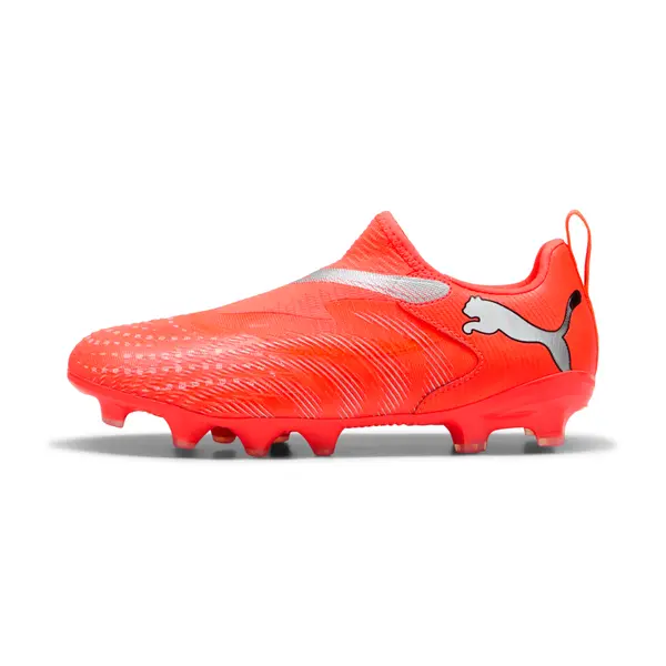 PUMA PUMA FUTURE 9 MATCH Laceless FG/AG Football Boots Youth, Shoes, Glowing Red/White/Black, 29