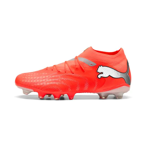 PUMA PUMA FUTURE 9 PRO FG/AG Football Boots Unisex, Shoes, Glowing Red/White/Black, 44