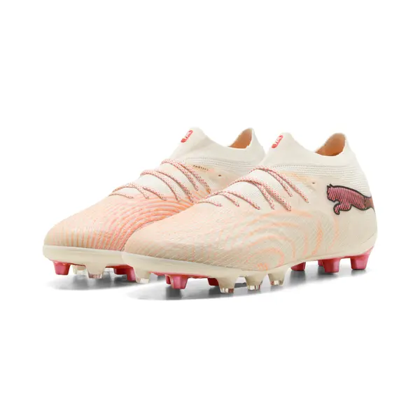 PUMA PUMA FUTURE 9 ULTIMATE AG Football Boots Unisex, Sport, Sugared Almond/White/Ultra Red, 44