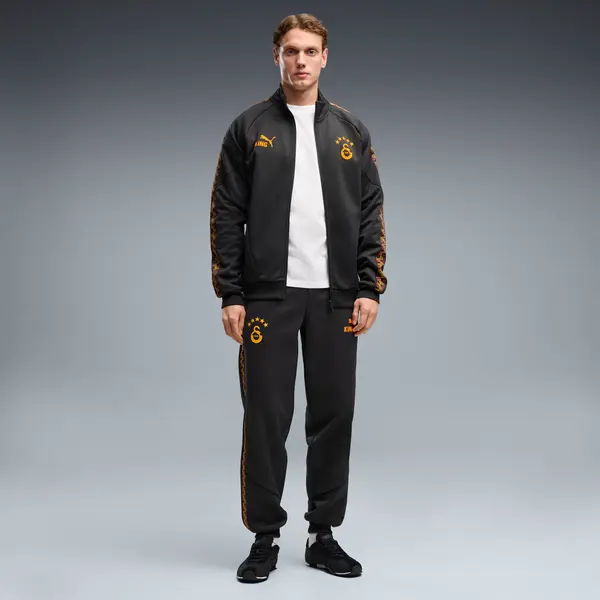 PUMA PUMA Galatasaray S.K. KING Anthem Pants Men, Clothing, Flat Dark Gray/Summer Sunset, S