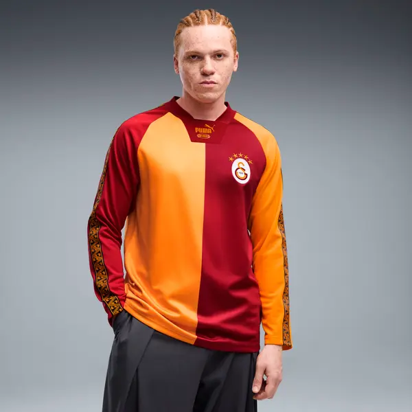 PUMA PUMA Galatasaray S.K. KING Long Sleeve Jersey Men, Men, Dark Cherry/Summer Sunset, S
