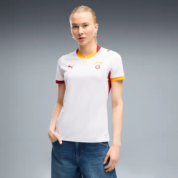 PUMA PUMA Galatasaray S.K. Third Jersey Women, Women, White/Dark Cherry/Summer Sunset, S