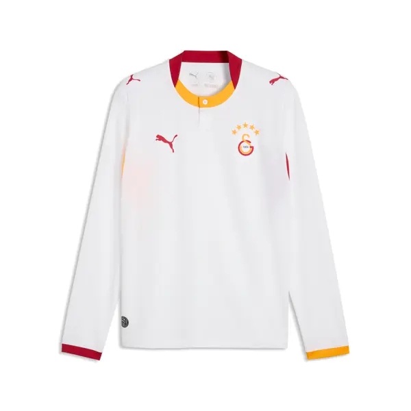 PUMA PUMA Galatasaray S.K. Third Long Sleeve Jersey Men, Sports, White/Dark Cherry/Summer Sunset, S