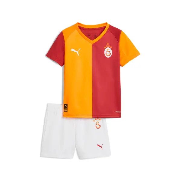 PUMA PUMA Galatasaray SK 25/26 Home Minikit Kids, Clothing, Red Rhythm/Intense Orange, 4-5Y