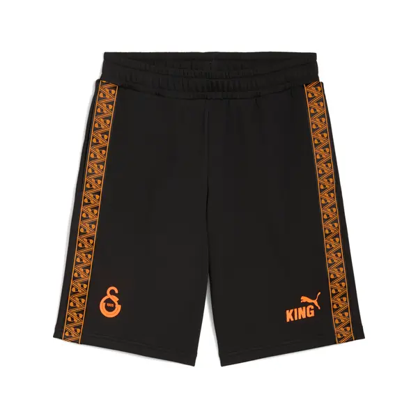 PUMA PUMA Galatasaray SK KING Sweat Shorts Men, Sport, Black/Red Rhythm/Intense Orange, S