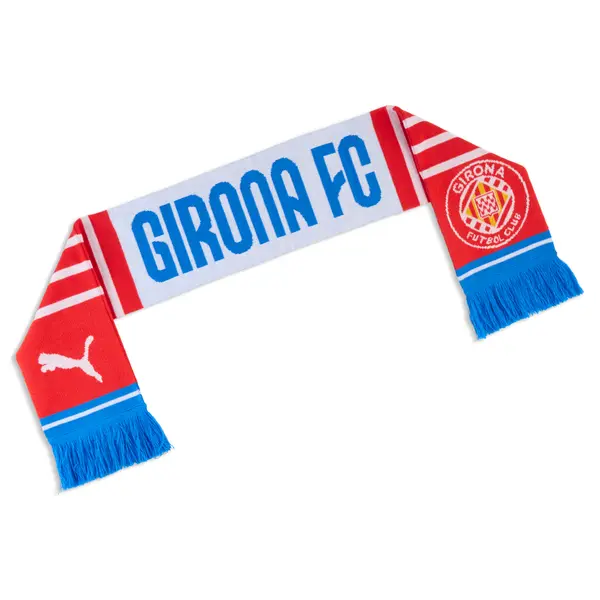 PUMA PUMA Girona F.C. ftblEssentials Scarf, Sport, Red/White, OSFA