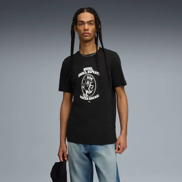 PUMA PUMA Graphic Water Tee Men, Clothing, Black, S