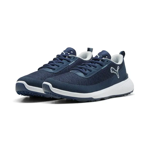 PUMA PUMA Gruve Sport Golf Shoes Men, Sport, Deep Navy/Ash Gray, 44