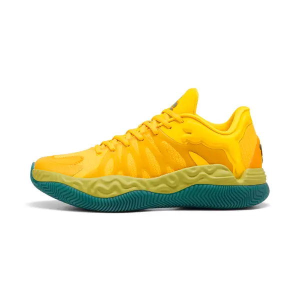 PUMA PUMA HALI 1 Basketball Shoes Unisex, Shoes, Mustard Seed/Sea Kelp, 44