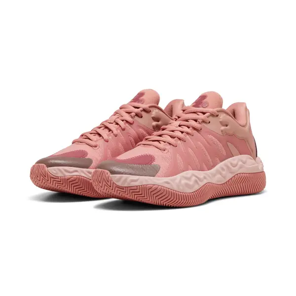 PUMA PUMA HALI 1 Basketball Shoes Youth, Shop, Poppy Pink/Rose Dust, 35.5