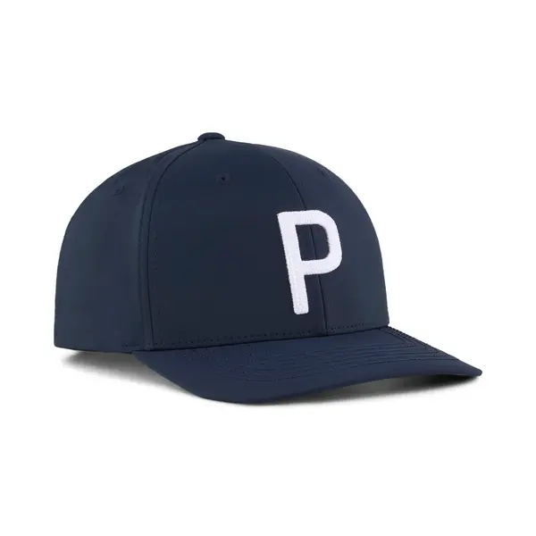 PUMA PUMA Heritage P Golf Cap Men, Accessories, Deep Navy/White Glow, Adult