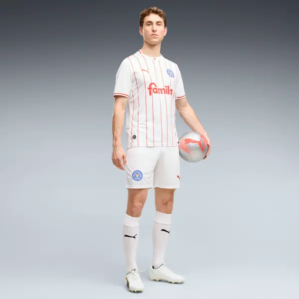 PUMA PUMA Holstein Kiel 26/27 Shorts Men, Clothing, White/Red, S