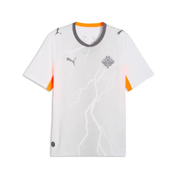 PUMA PUMA Iceland 2026 Away Jersey Men, Performance, White/Cool Dark Gray, S