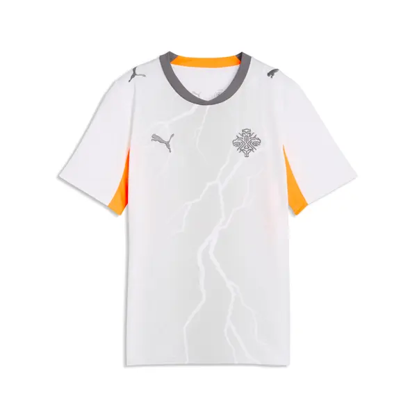 PUMA PUMA Iceland 2026 Away Jersey Youth, Performance, White/Cool Dark Gray, 15-16Y