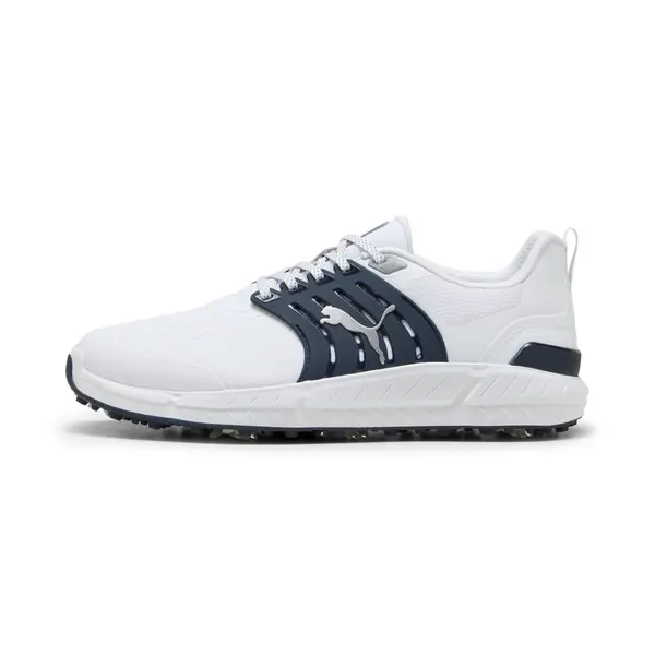PUMA PUMA Ignite Elevate 2 Tour Golf Shoes Men, Shoes, White/Deep Navy/Silver, 44