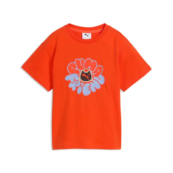 PUMA PUMA Imaginary Friend Relaxed Graphic Tee Kids, Age, Red Flash, 4-5Y
