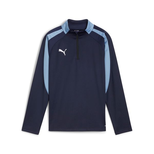 PUMA Puma individual LIGA Quarter-Zip Top Youth, Blue, Size 11-12Y, Clothing