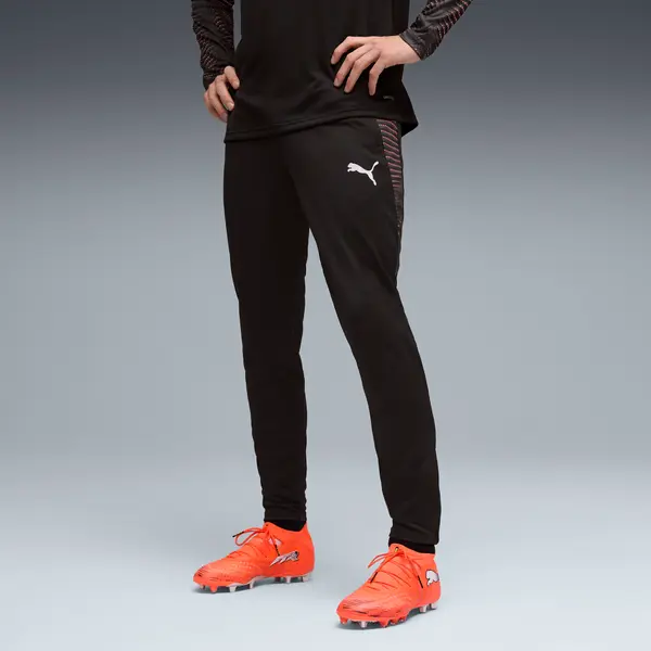 PUMA PUMA individualFINAL Football Pants Men, Clothing, Black/Mint Jelly/Glowing Red, S