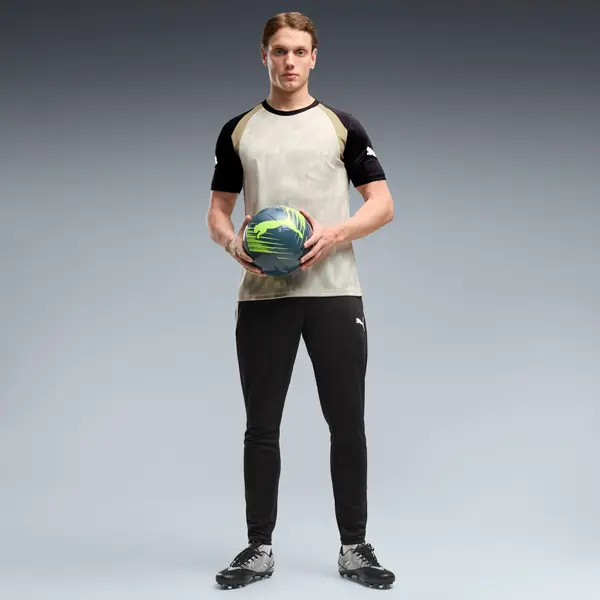 PUMA PUMA IndividualFINAL Slim Training Pants Men, Clothing, Desert Dust/White, S