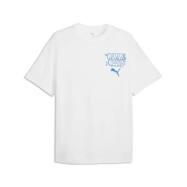 PUMA PUMA Junior Varsity Relaxed Tee Men, Sport, White, S