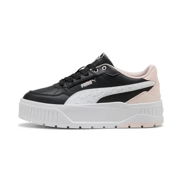 PUMA PUMA Karmen II Idol With Love Sneakers Women, Shoes, Black/White/Jasmine Flower, 35.5