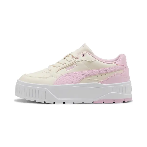 PUMA PUMA Karmen II Idol With Love Sneakers Women, Shoes, Frosted Ivory/Pearl Pink, 35.5
