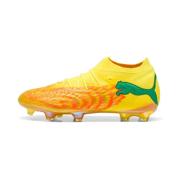 PUMA PUMA KIDSUPER x Neymar Jr FUTURE 9 ULTIMATE FG Football Boots Unisex, Shoes, Lemon Crush/Black/Grassy Green, 44