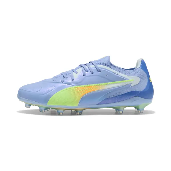 PUMA PUMA KING 20 ULTIMATE LIGHT UP FG/AG Football Boots Women, Shoes, Fizzy Light/Icy Blue/Intense Lavender, 38