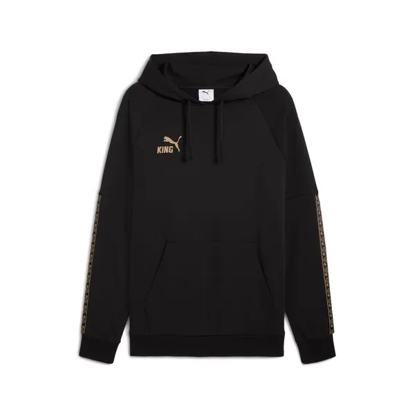 PUMA PUMA KING Football Hoodie Men, Sport, Black/Gold, S