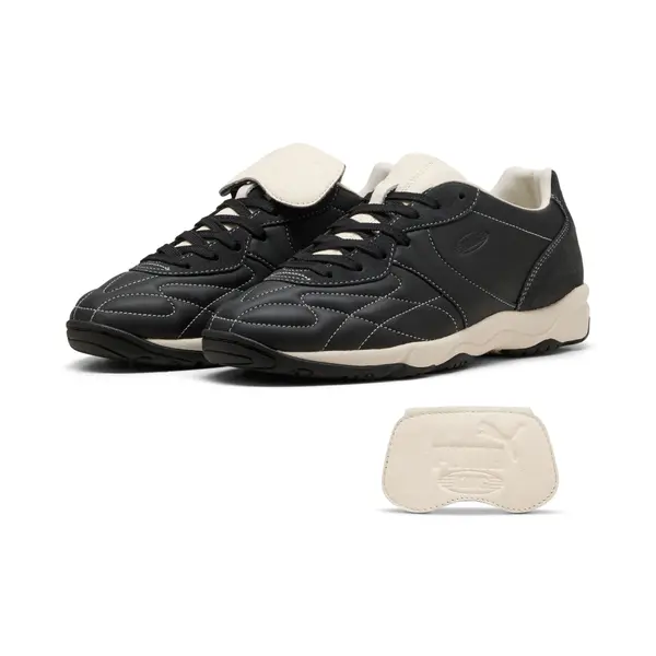 PUMA PUMA KING Indoor Icons Sneakers Unisex, Collections, Black/Frosted Ivory, 44