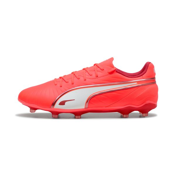 PUMA Puma KING MATCH FG/AG Football Boots, Red, Size 42, Shoes
