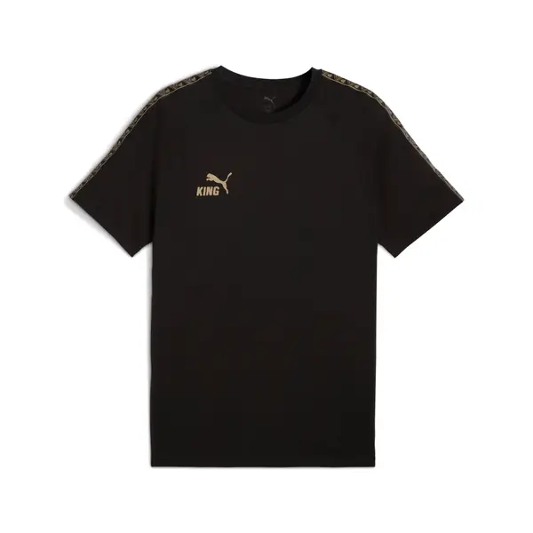 PUMA PUMA KING Tee Men, Sport, Black/Gold, S