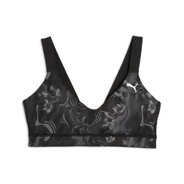 PUMA PUMA League Sports Bra Women, Shop, Black/Flat Medium Gray, S